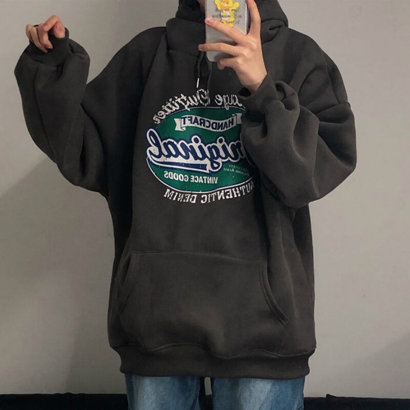 Original Korean Style Loose Hoodie