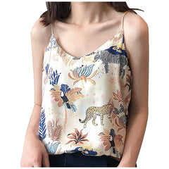 Animal Forest Sleeveless Blouse