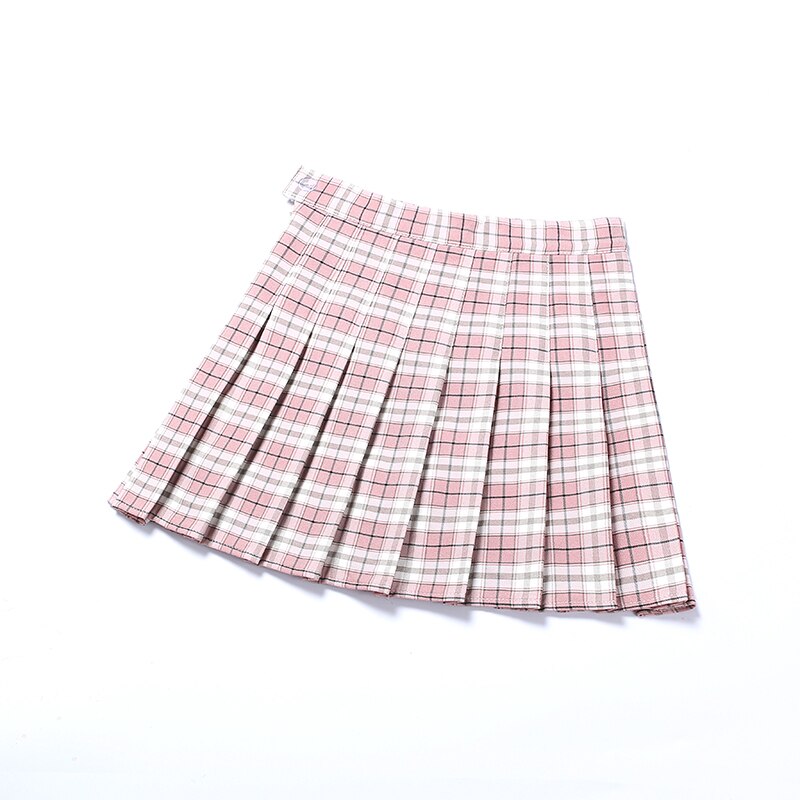 Plaid Pattern Mini Skirt Summer