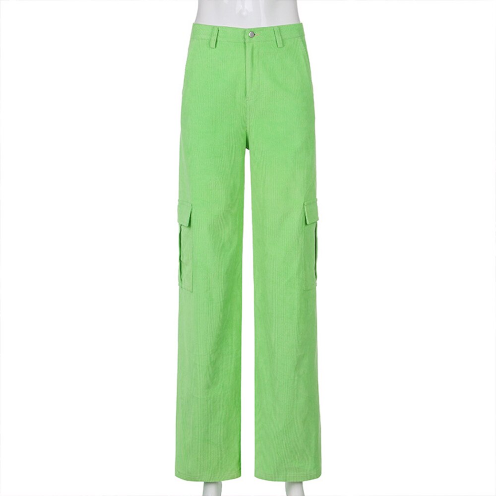 Big Pockets Wide Leg Trousers