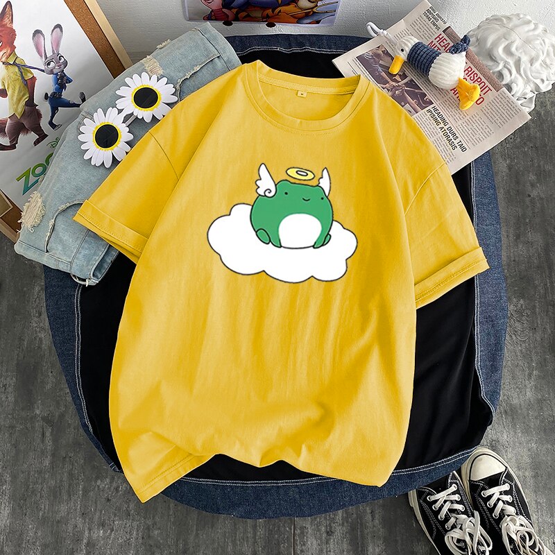 Kawaii Design Frog Angel T-shirt