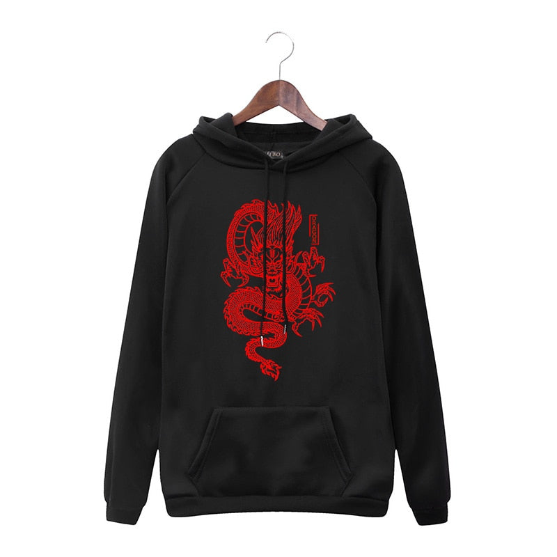 Chinese Dragon Harajuku Hoodie