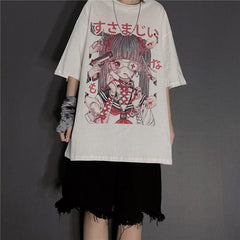 Doll Hurt Gothic Oversize T-shirt