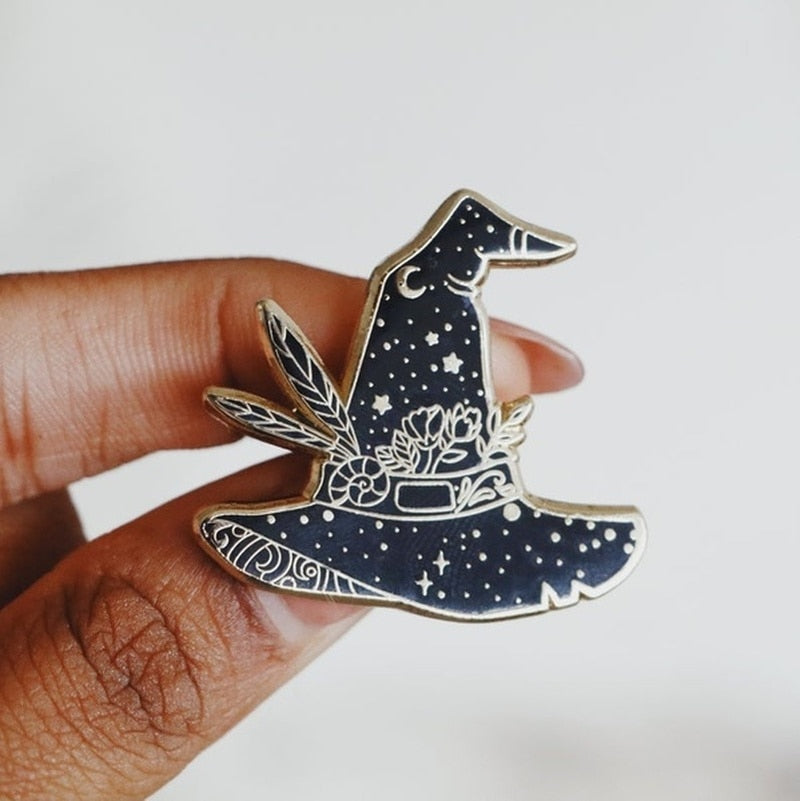 Witch Hat Hard Enamel Pin