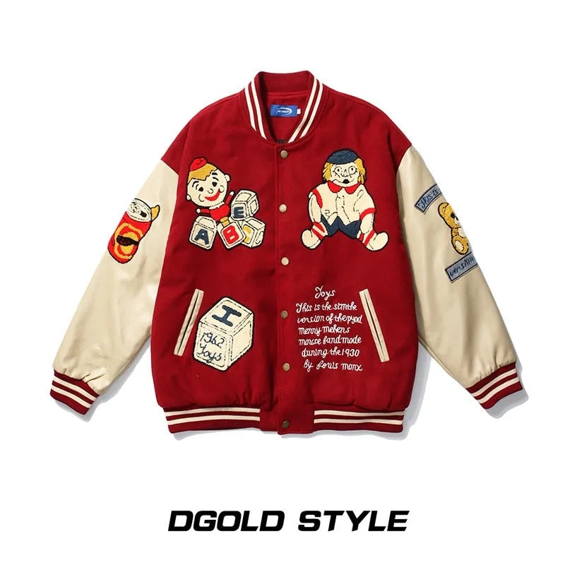 Retro Toys Loose Baseball Jacket