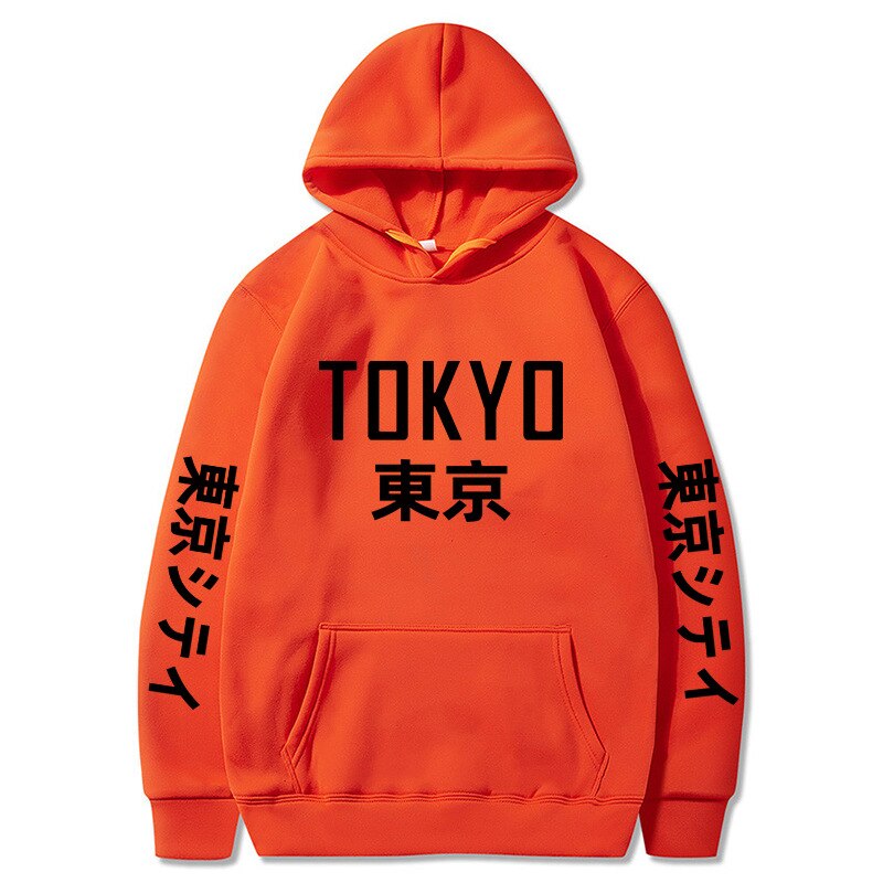 Tokyo Kanji Print Hoodie