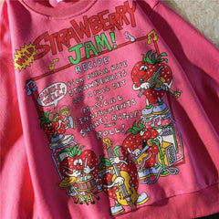 Strawberry Jam Recipe Sweatshirt