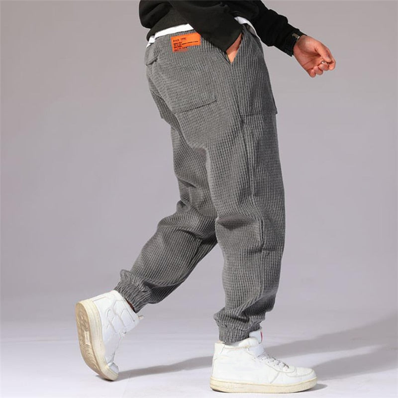 Harem Baggy Corduroy Jogger Pants