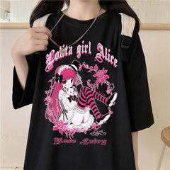 Kawaii Anime Gothic Girl T-Shirt