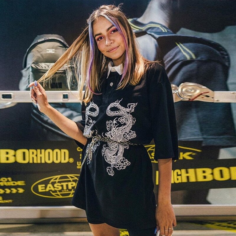 Dark Dragons Tee Dress T-Shirt