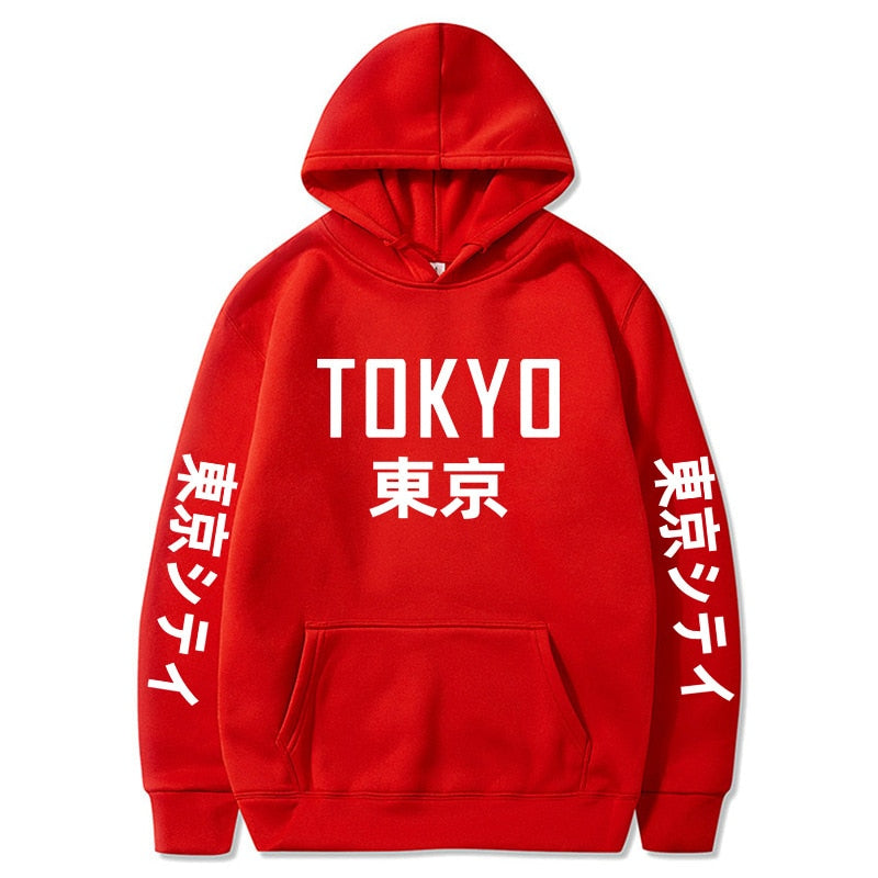 Tokyo Kanji Print Hoodie