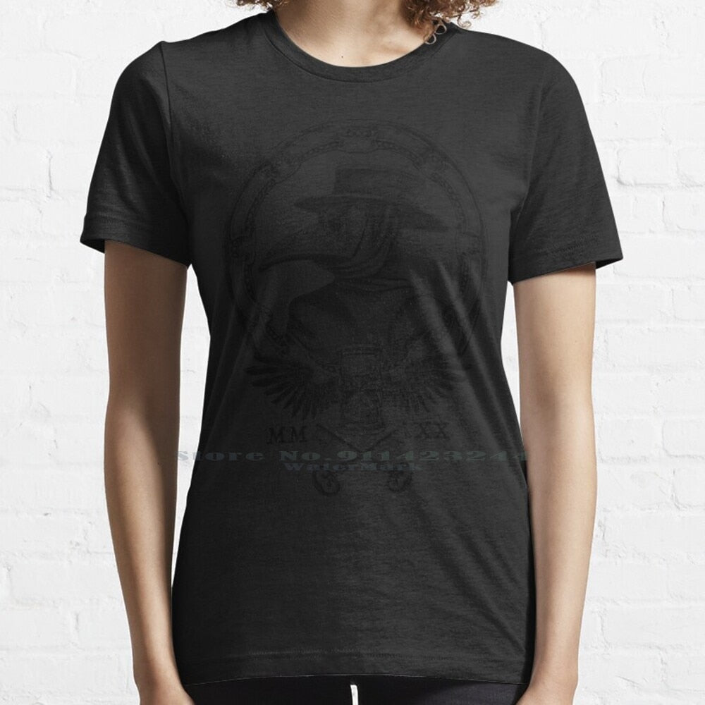 Plague Winged Hourglass Roman Mask T-Shirt