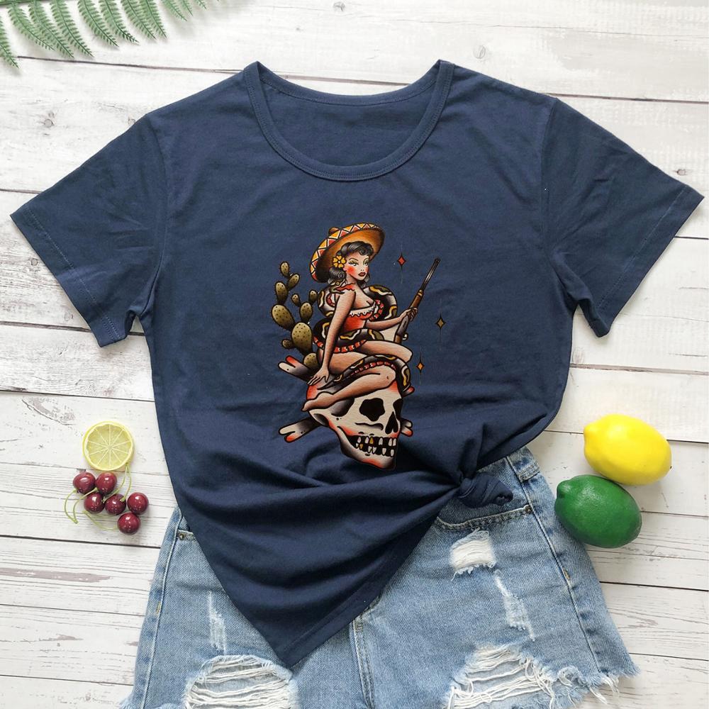 La Valiente Witches, Skulls Snake T-Shirt
