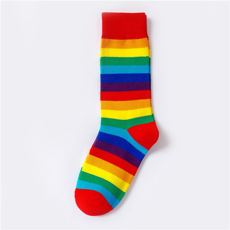 Colorful Stripes Cotton Socks