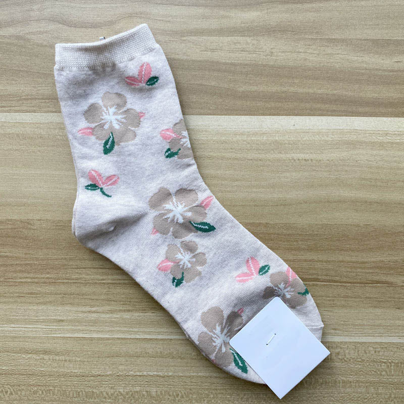 Animal Cartoon Middle Tube Socks