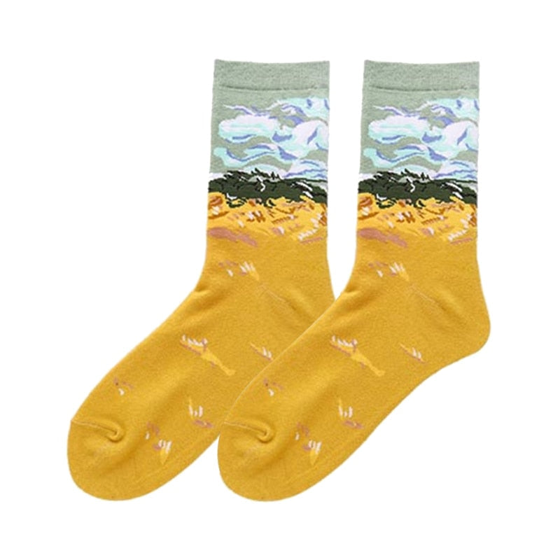 Art Vintage Colorful Socks