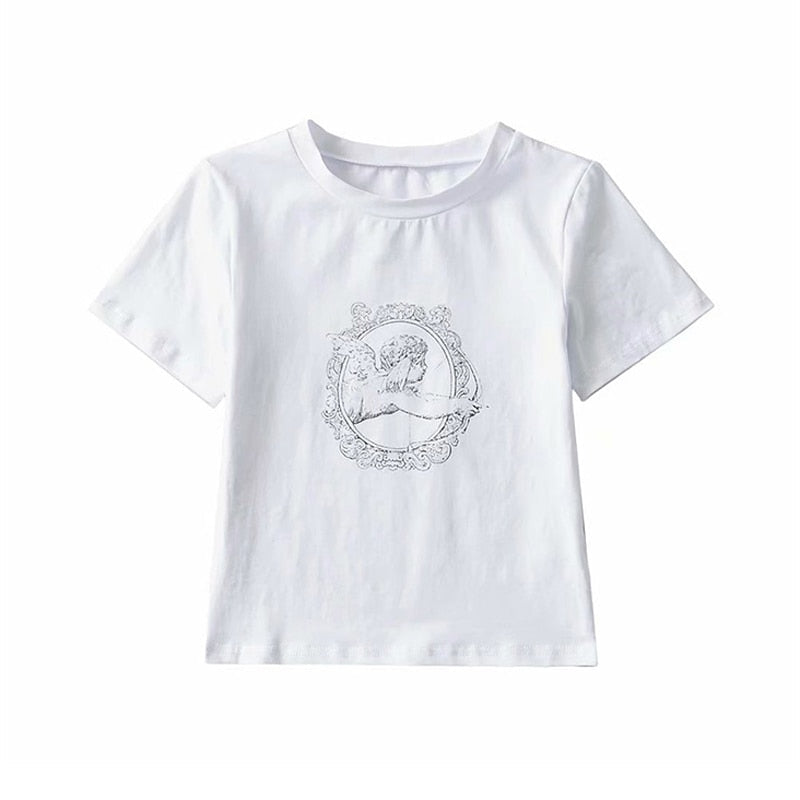 Graphic Cupid Mirror T-shirt