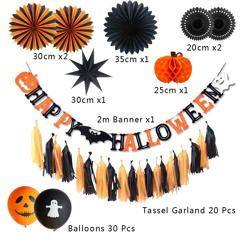 Halloween Party Decoration Banner Pumpkin