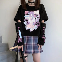 Japanese Kawaii Anime E Girl T-Shirt