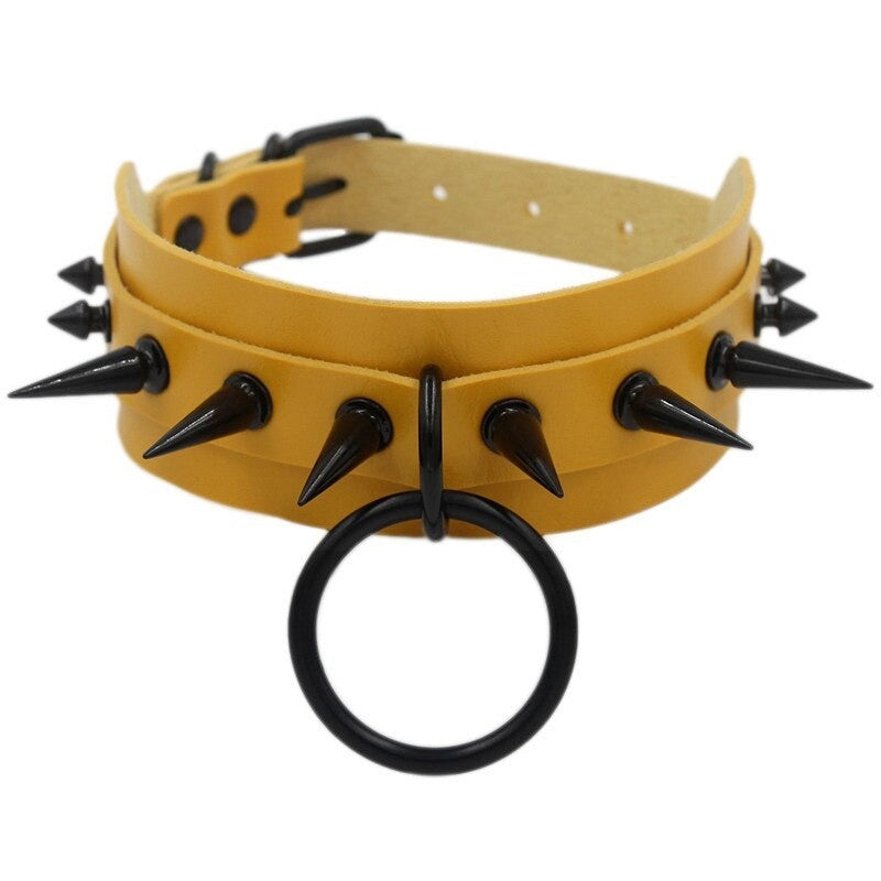 Punk Spike Goth Studded Collar