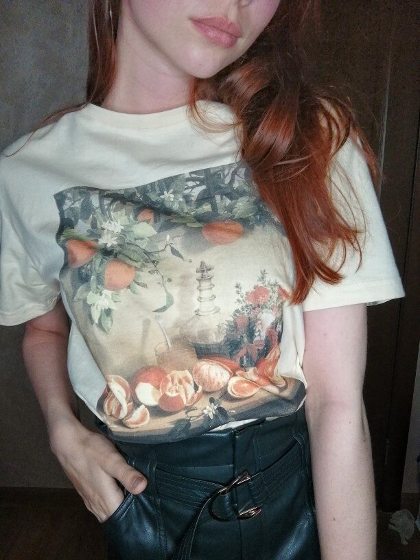 Vintage Orange Fruit T-Shirt