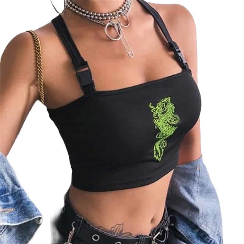 Aesthetic Dragon  Crop Top