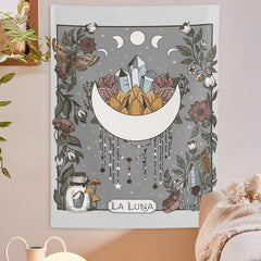 La Luna Nature Tarot Card Tapestry