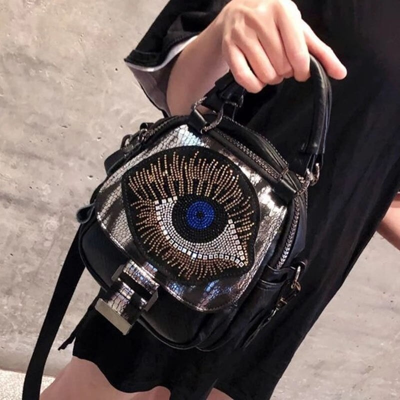 New Multi-Pocket Rhinestone Bag