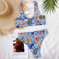 Dragon High Waist Bikini