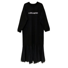 Oversized Long Elephant Dress