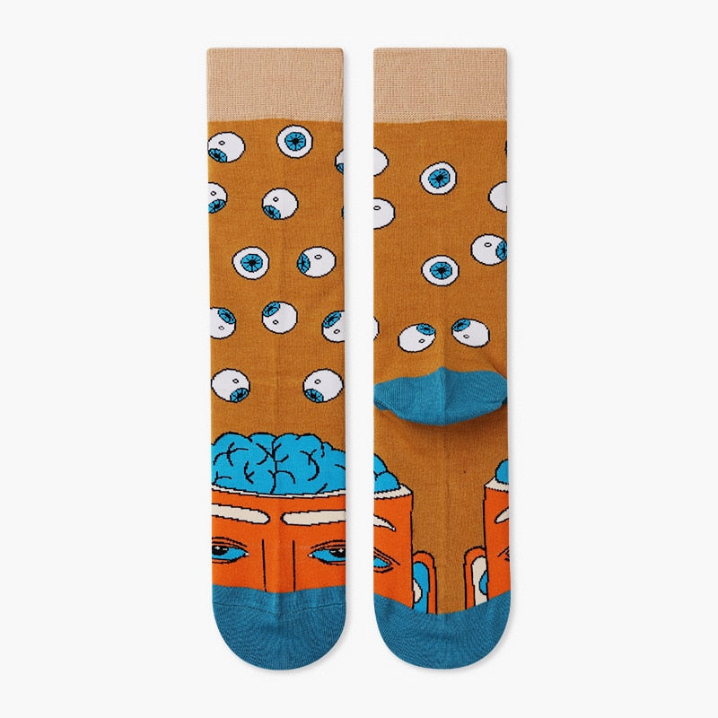 Colorful Cartoon Cotton Socks