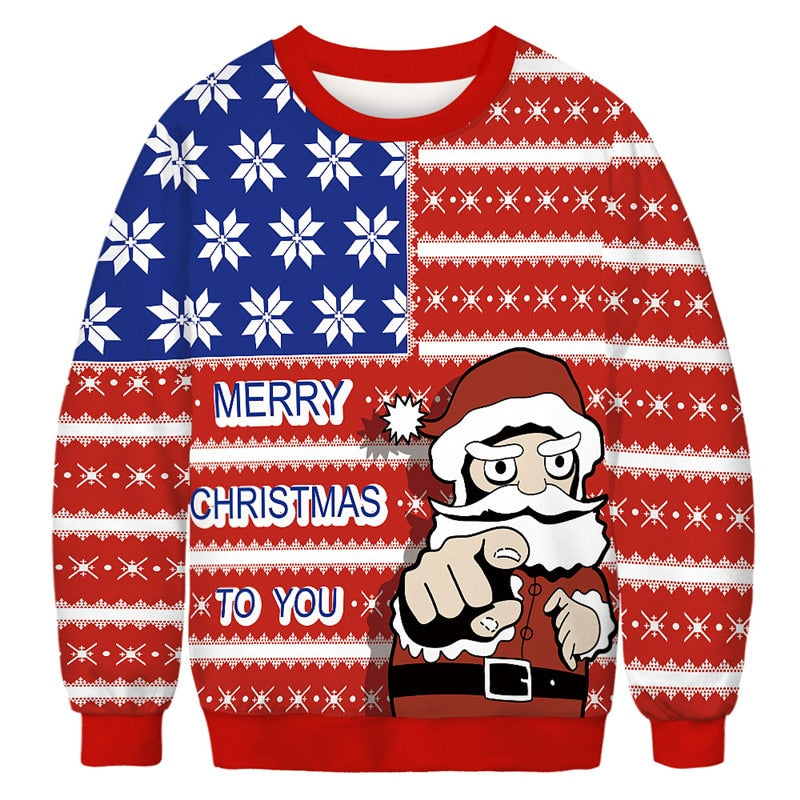 Ugly Christmas Funny Holiday Sweater