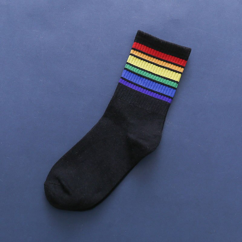 Colorful Stripes Cotton Socks