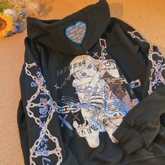 Daiwing Anime Chain E-Girl Jacket