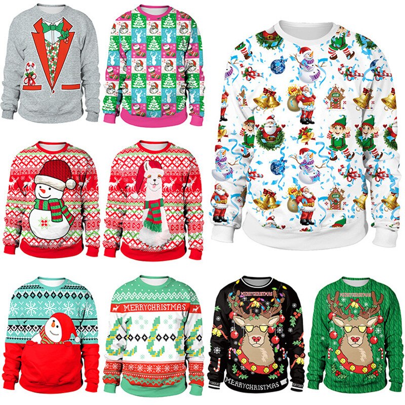 Ugly Christmas Women 3D Print Sweater