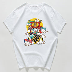 Japanese Harajuku Lucky Cat T-Shirt