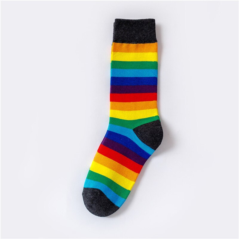 Colorful Stripes Cotton Socks