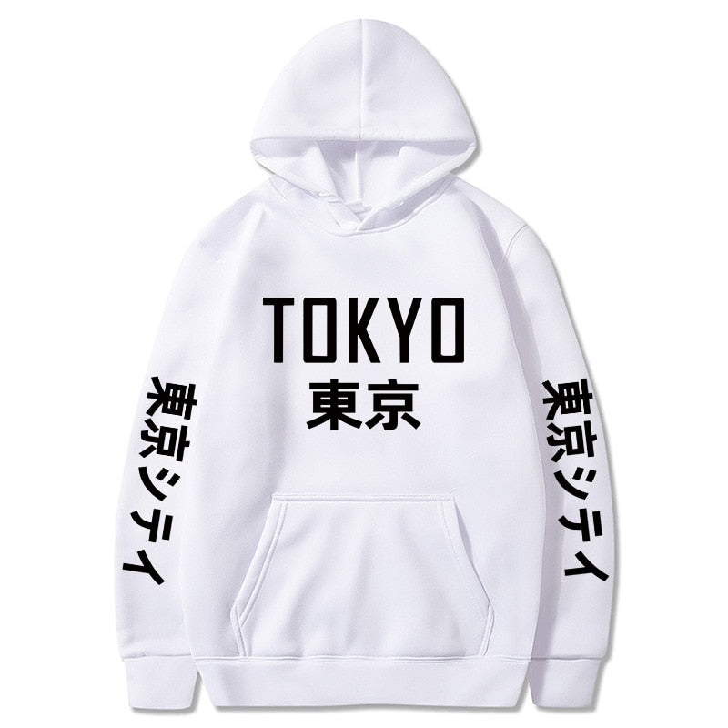 Tokyo Kanji Print Hoodie