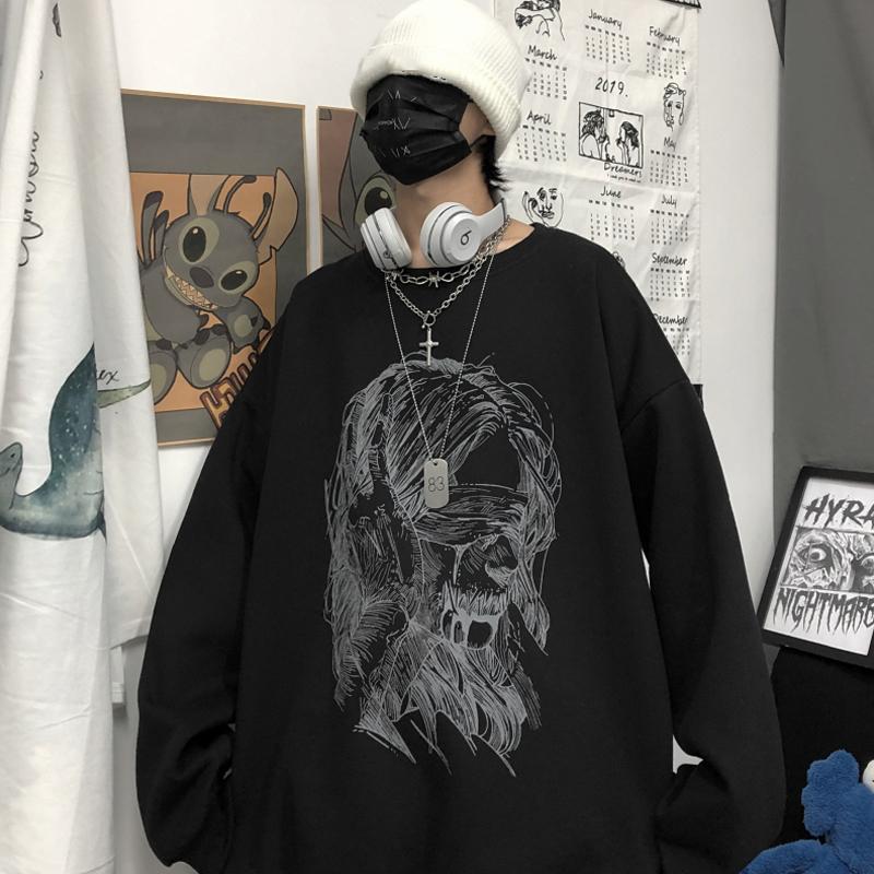 Demon Dark Gothic Oversized Sweatshirt