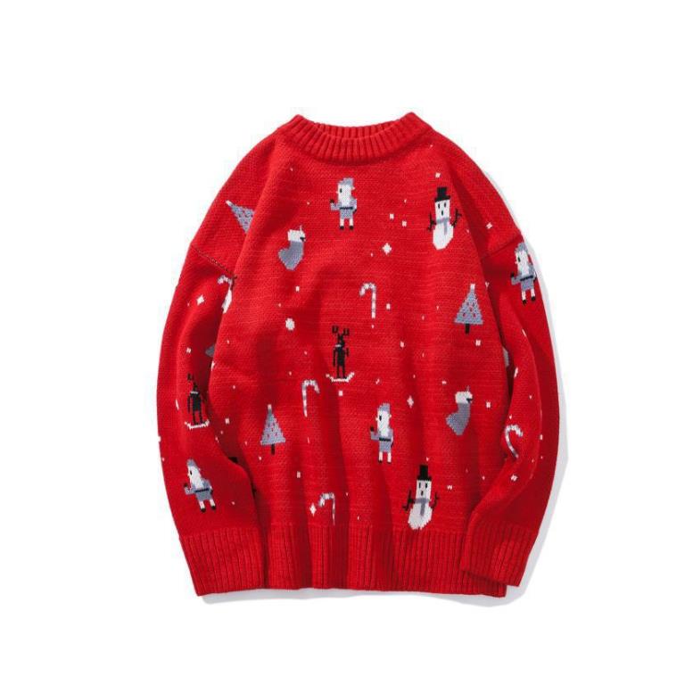 Crew Neck Ugly Knitted Sweater