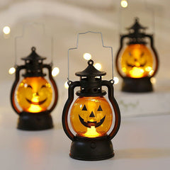Pumpkin Skull LED Pony Lantern Halloween Decoration