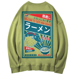 Noodle Dish Japanese Harajuku Sweatshirts