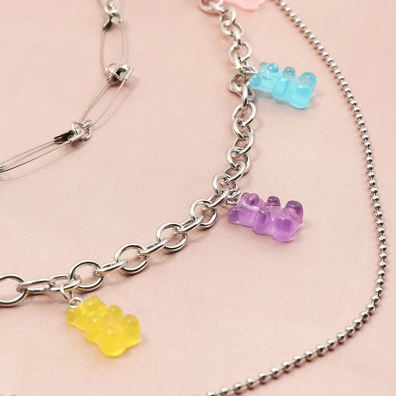 Cute Gummy Bear Belt Waist Chain