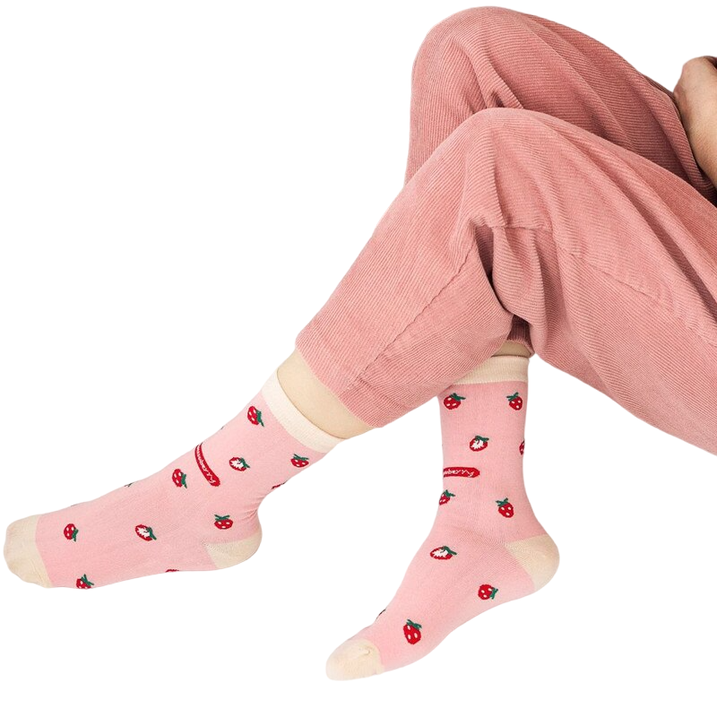 Strawberry Casual Socks