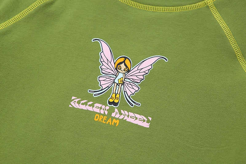 Allen Angel Dream Fairy Crop Top