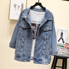 Women Fashion Streetwear Denim Jacket