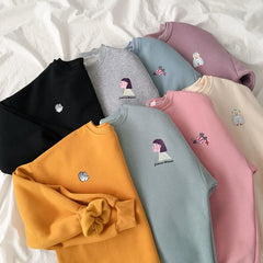 Pastel Color Cute Pattern Sweatshirt