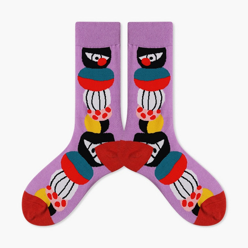 Colorful Cartoon Cotton Socks