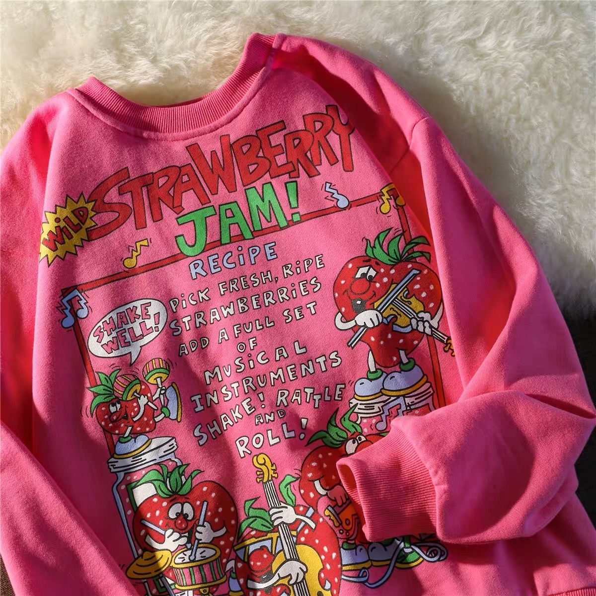 Strawberry Jam Recipe Sweatshirt