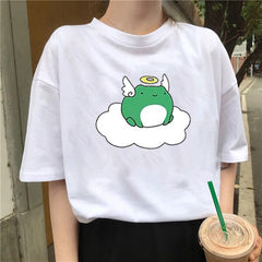 Kawaii Design Frog Angel T-shirt